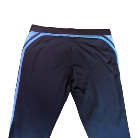 NIKE Black White Stretchy Workout Pants Size XL - Picture 2 of 4